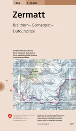 Swisstopo | 1348 Zermatt - SAC-Shop