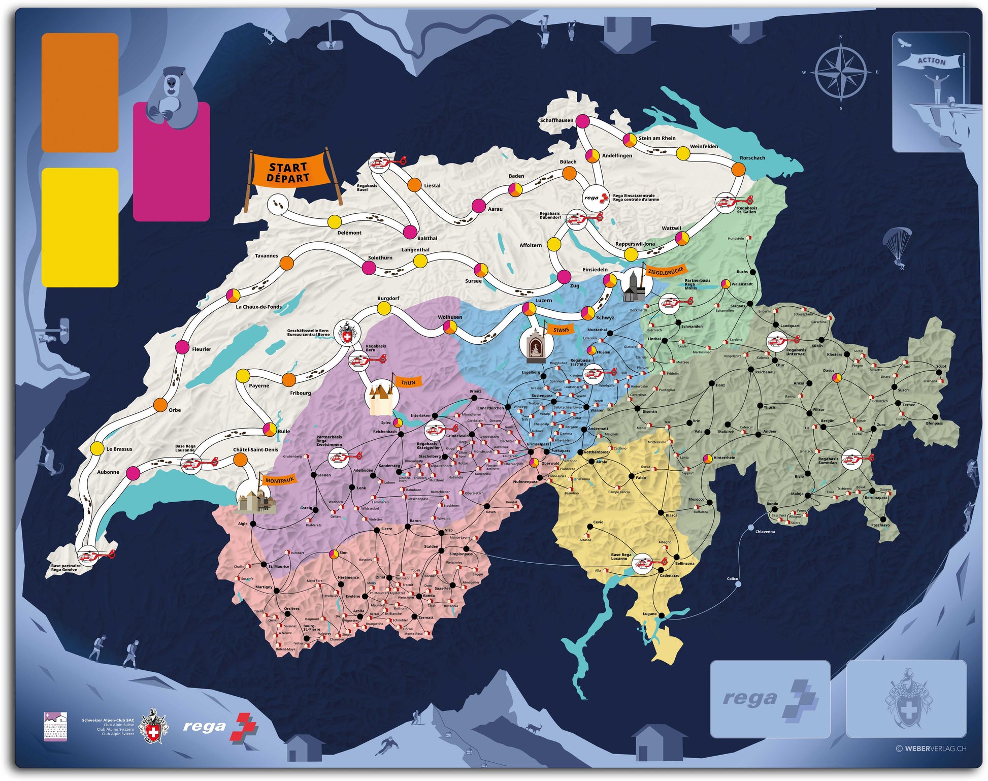 Das grosse Schweizer Hüttenspiel - SAC-Shop