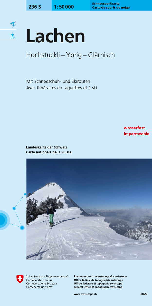 Swisstopo | 236S Lachen Schneesportkarte