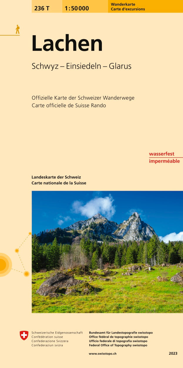 swisstopo | 236T Lachen Carte d'excursions