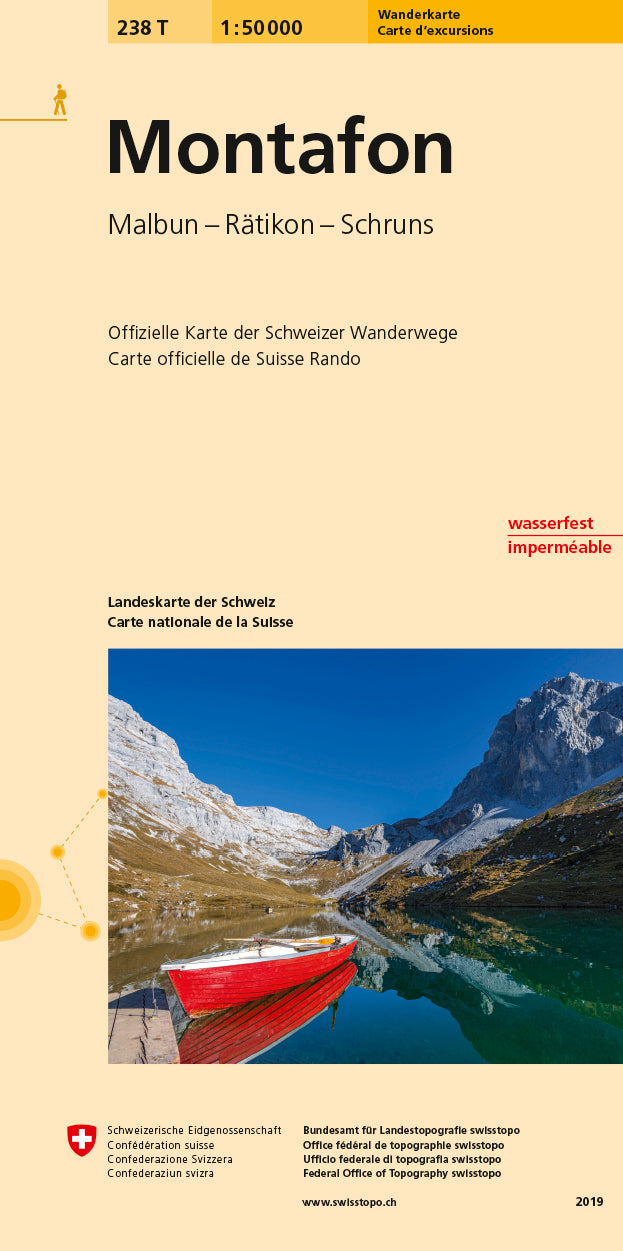 swisstopo | 238T Montafon Carte d'excursions