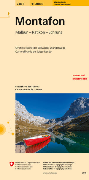 swisstopo | 238T Montafon Carte d'excursions