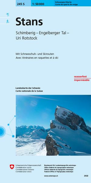 Swisstopo | 245S Stans Schneesportkarte