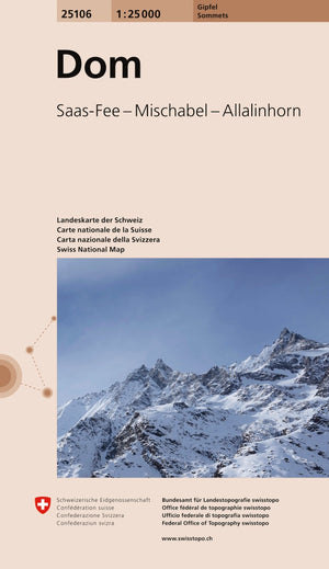 Swisstopo | 25106 Dom - SAC-Shop