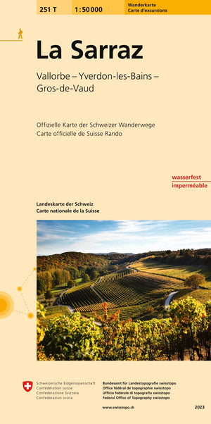 swisstopo | 251T La Sarraz Carte d'excursions