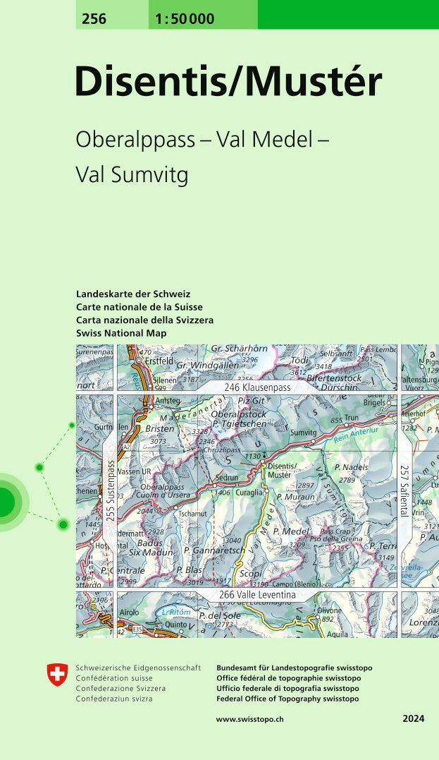 swisstopo | 256 Disentis/Mustér