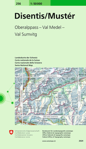 swisstopo | 256 Disentis/Mustér
