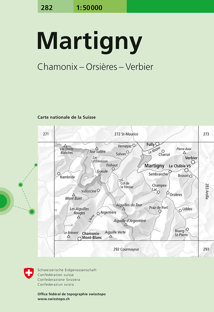 Swisstopo | 282 Martigny