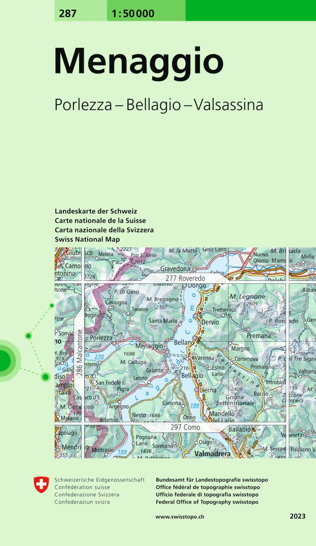 swisstopo | 287 Menaggio
