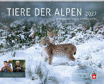 Kalender 2027 Tiere der Alpen, Hanspeter Latour, Levio Sturzenegger, SAC-Shop