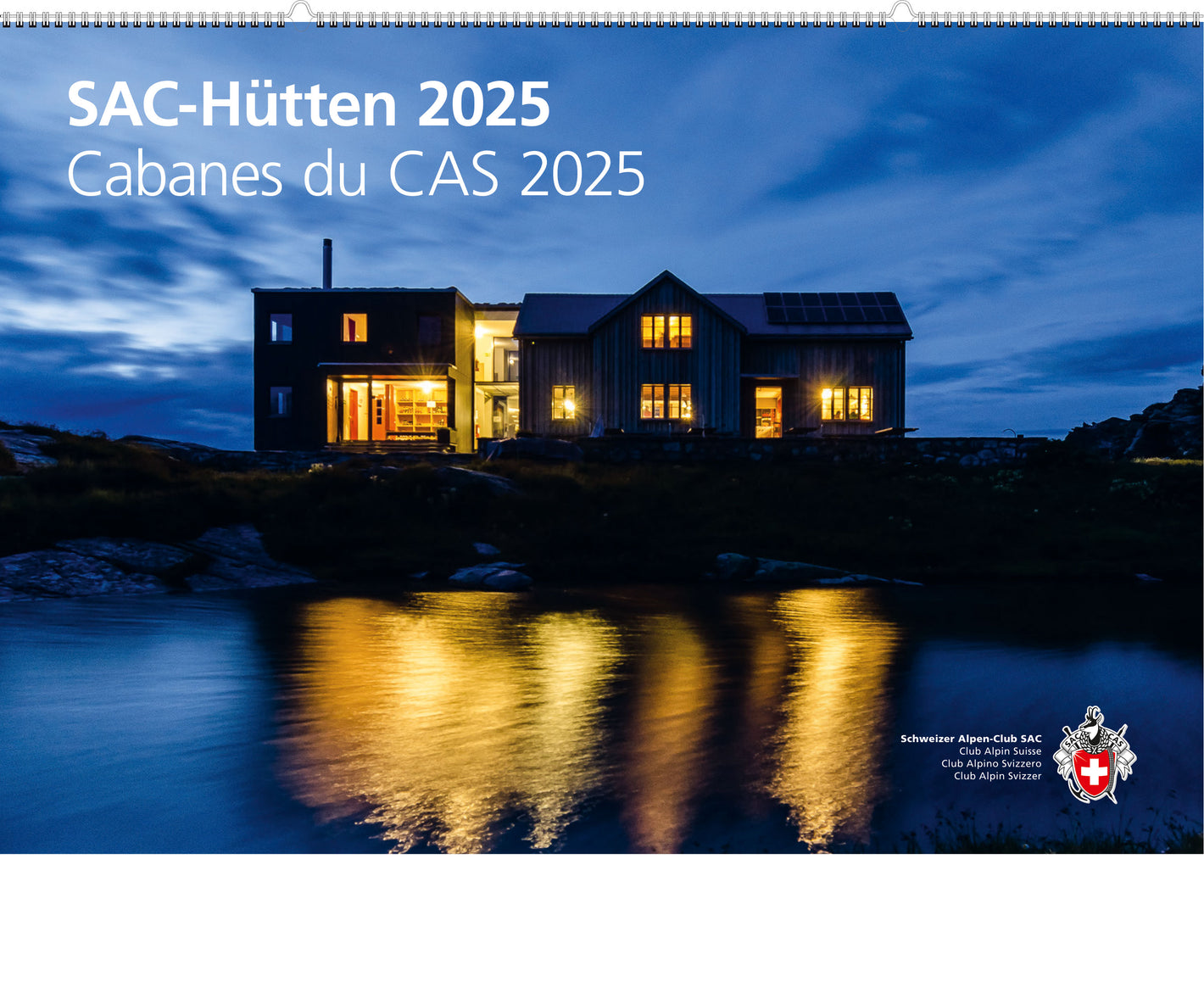 Calendrier Cabanes du CAS 2025