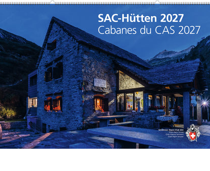 SAC-Hütten – Kalender 2027 - SAC-Shop
