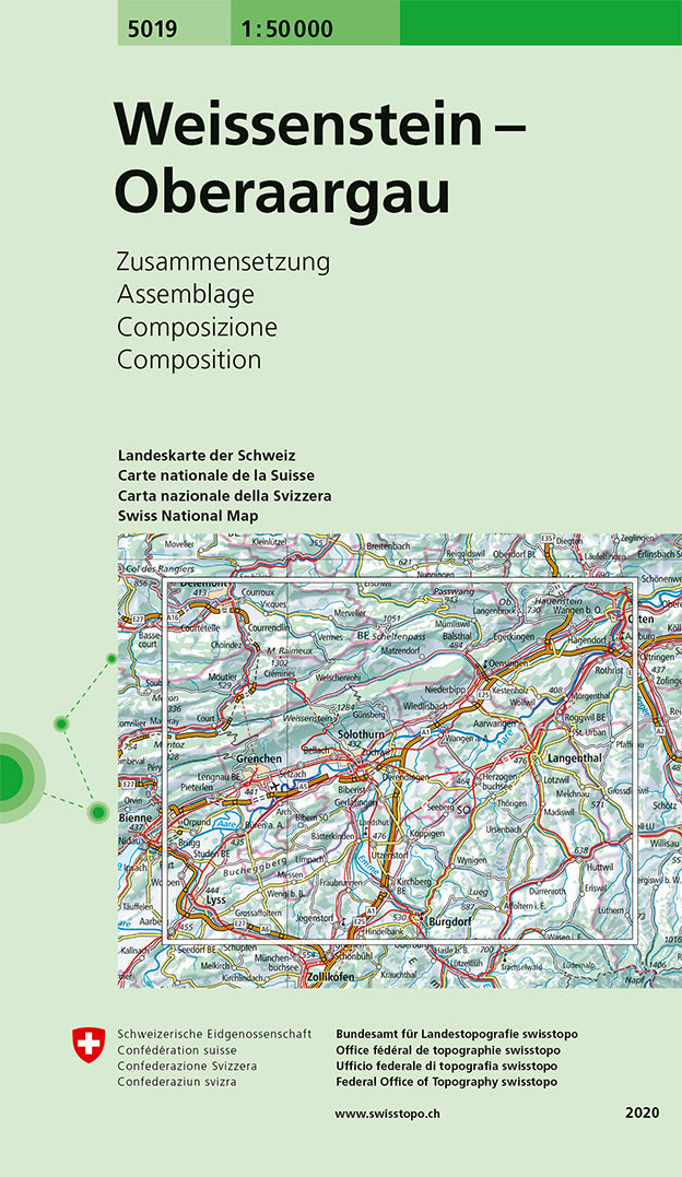 swisstopo | 5019 Weissenstein - Haute-Argovie