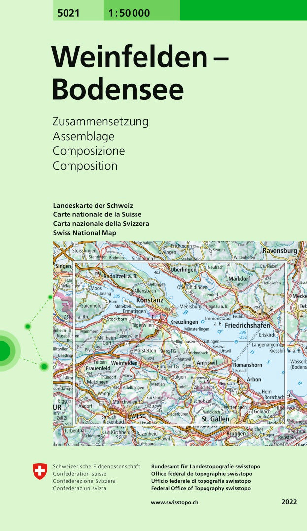 swisstopo | 5021 Weinfelden - Lac de Constance