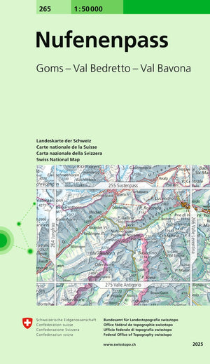 Swisstopo | 265 Nufenenpass - SAC-Shop