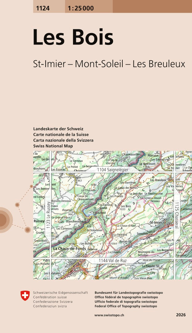 Swisstopo | 1124 Les Bois