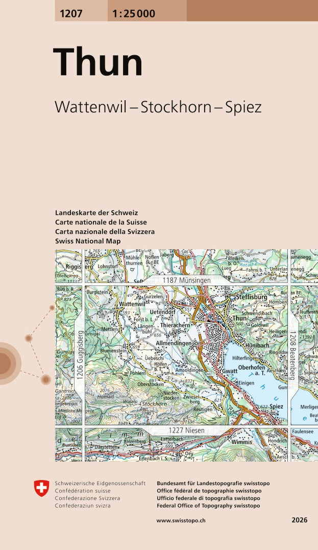 Swisstopo | 1207 Thun