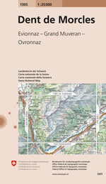 Swisstopo | 1305 Dent de Morcles - SAC-Shop