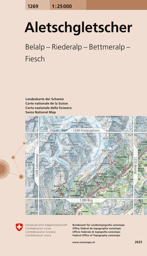 Swisstopo | 1269 Aletschgletscher - SAC-Shop