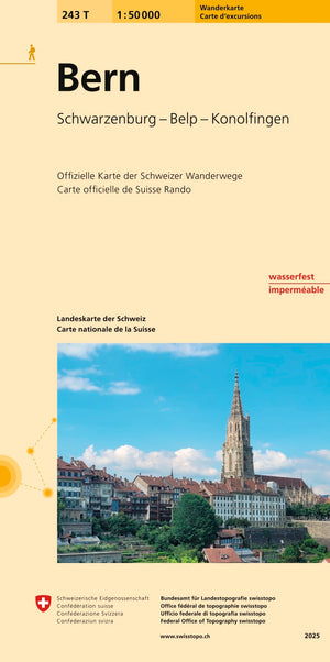 Swisstopo | 243T Bern Wanderkarte
