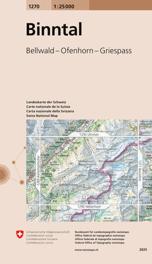 Swisstopo | 1270 Binntal - SAC-Shop