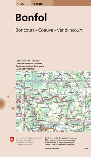 Swisstopo | 1065 Bonfol - SAC-Shop