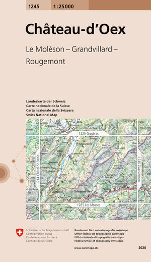 Swisstopo | 1245 Château-d'Oex - SAC-Shop
