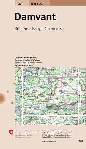Swisstopo | 1084 Damvant - SAC-Shop
