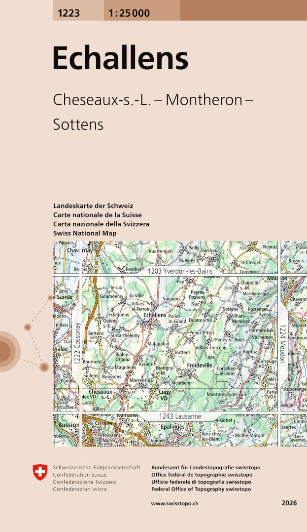 Swisstopo | 1223 Echallens - SAC-Shop