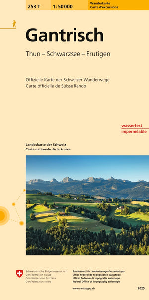 Swisstopo | 253T Gantrisch Wanderkarte