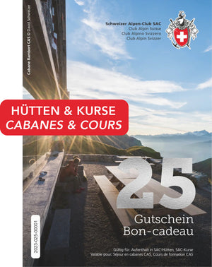 SAC-Gutschein: Hütten und Kurse CHF 25.00