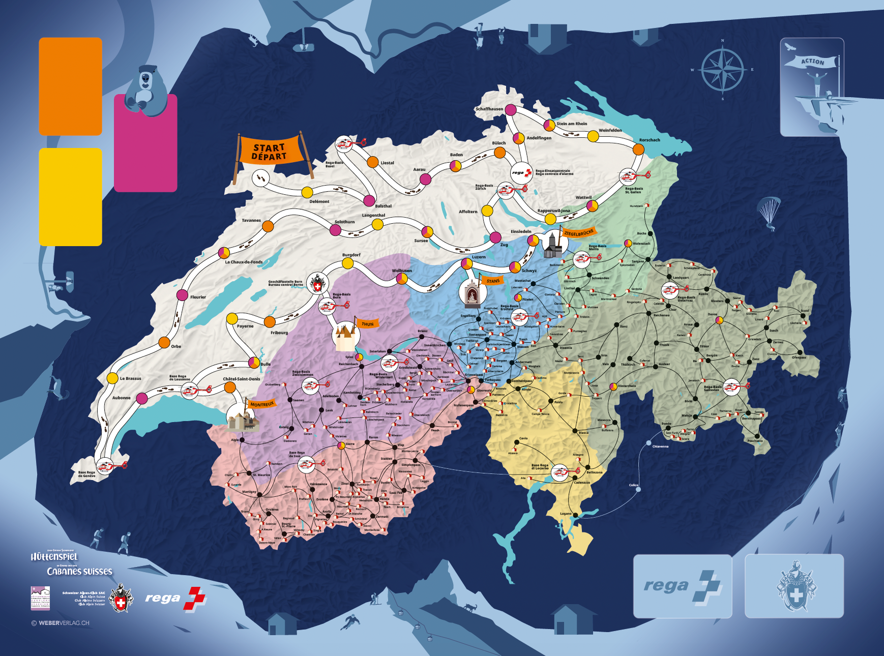 Das grosse Schweizer Hüttenspiel - SAC-Shop