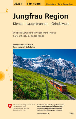 Swisstopo | 3323T Jungfrau Region Wanderkarte