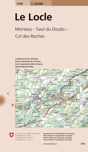 Swisstopo | 1143 Le Locle - SAC-Shop