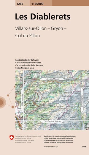 Swisstopo | 1285 Les Diablerets - SAC-Shop