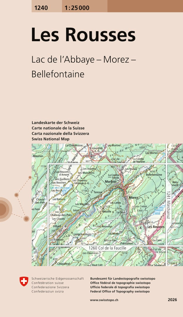 Swisstopo | 1240 Les Rousses - SAC-Shop