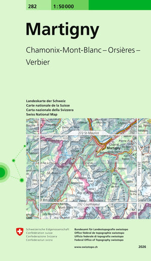 Swisstopo | 282 Martigny - SAC-Shop