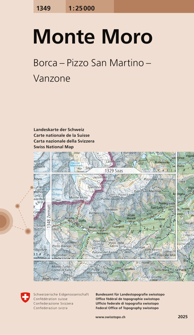 Swisstopo | 1349 Monte Moro - SAC-Shop