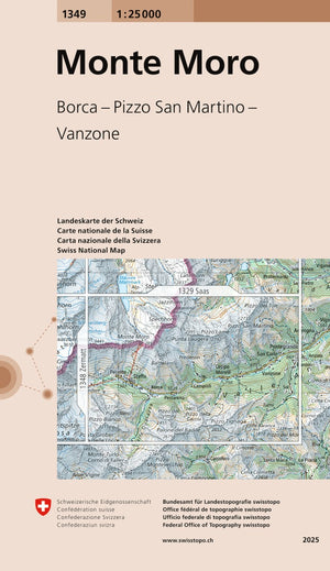 Swisstopo | 1349 Monte Moro - SAC-Shop