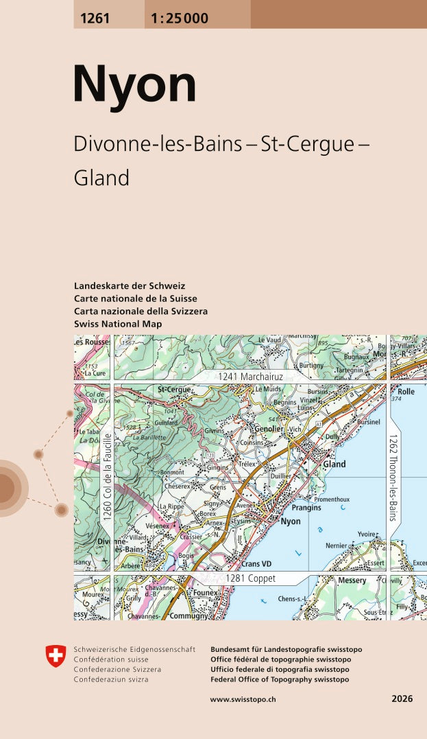Swisstopo | 1261 Nyon - SAC-Shop
