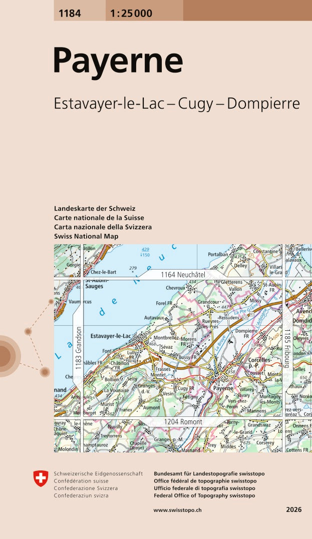 Swisstopo | 1184 Payerne - SAC-Shop