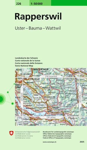 Swisstopo | 226 Rapperswil - SAC-Shop