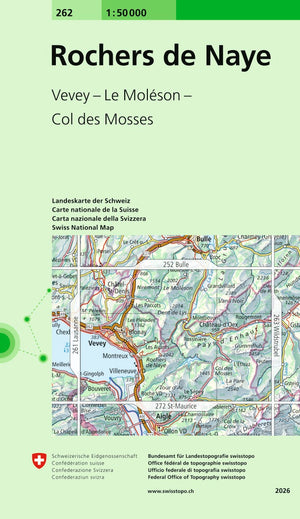Swisstopo | 262 Rochers de Naye - SAC-Shop