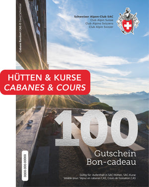 SAC-Gutschein: Hütten und Kurse CHF 100.00