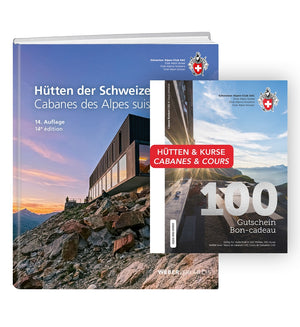 SAC-Hütten-Kombi 2: Gutschein 100 & Hütten der Schweizer Alpen