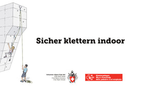 Sicher klettern indoor