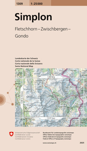 Swisstopo | 1309 Simplon - SAC-Shop