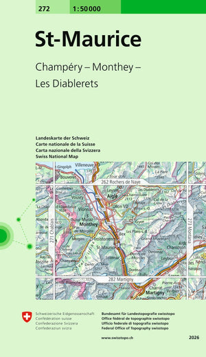 Swisstopo | 272 St- Maurice - SAC-Shop