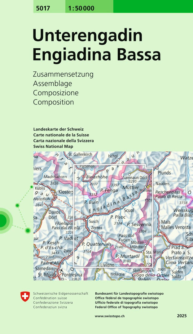 swisstopo | 5017 Basse-Engadine - Engiadina Bassa