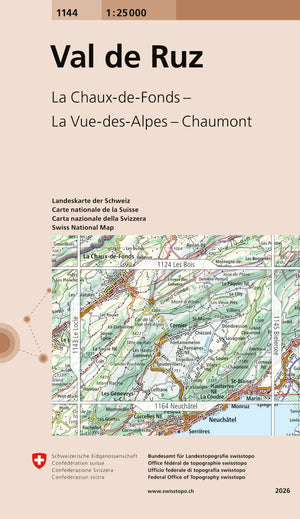 Swisstopo | 1144 Val de Ruz - SAC-Shop